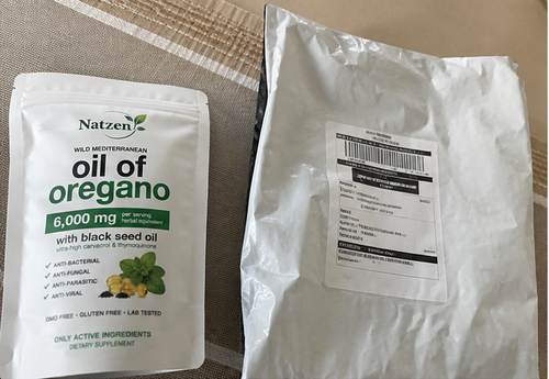Foto del producto recibido
