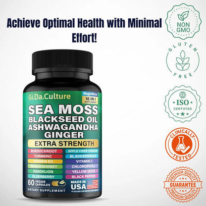 Natzen Sea Moss Capsules 60 Veggie