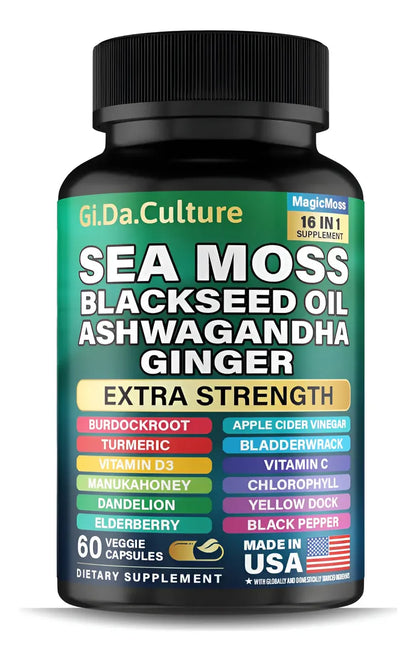 Natzen Sea Moss Capsules 60 Veggie