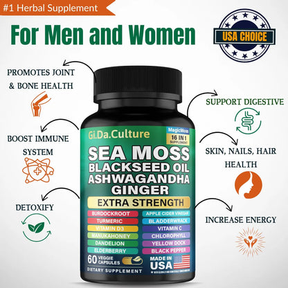 Natzen Sea Moss Capsules 60 Veggie