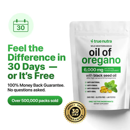 Natzen Aceite de Orégano. Un intestino más saludable comienza aquí.