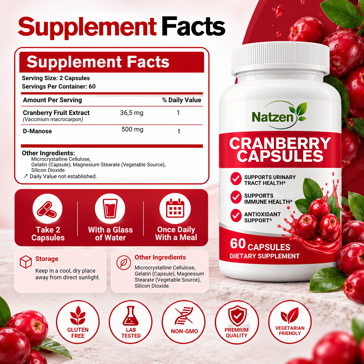 Natzen Cranberry Capsules